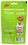 Хрустящие подушечки Biff для кошек с паштетом из утки 60 г